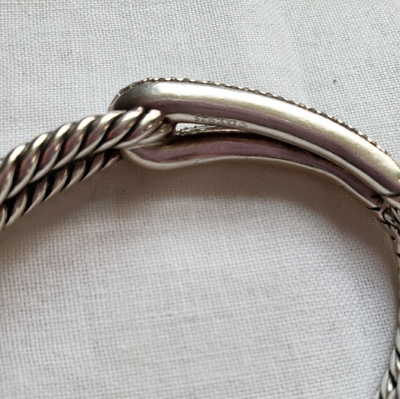 David Yurman Labyrinth Dia Single Loop Bracelet - Picture 4 of 8